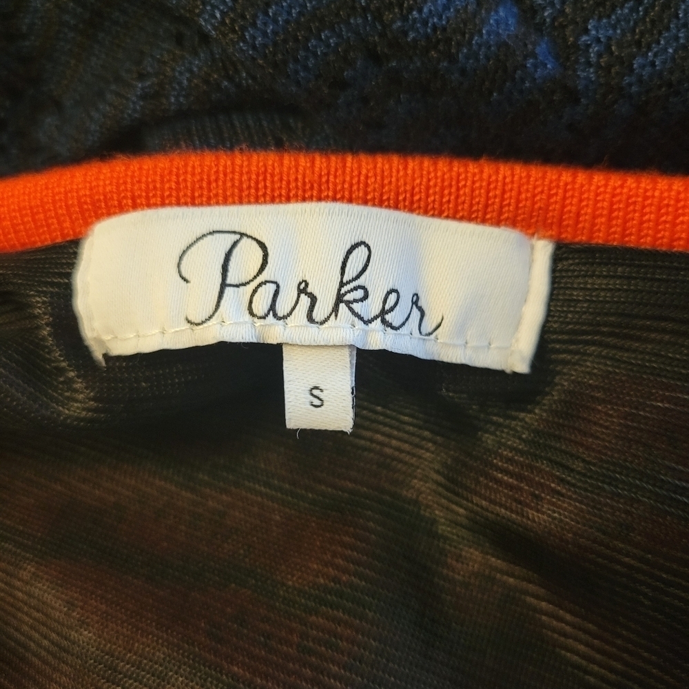 Parker‎ Sleeveless Knit Back Cutout Midi Sweater Dress Size Small - Picture 6 of 6